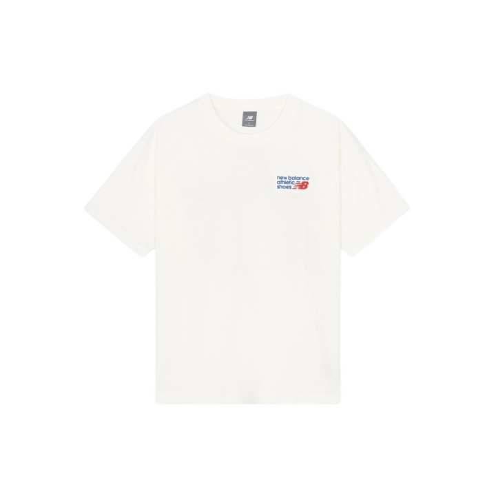 New Balance New Balance UNI Essential T Shirts Men's 10 White Crew Neck Moderate