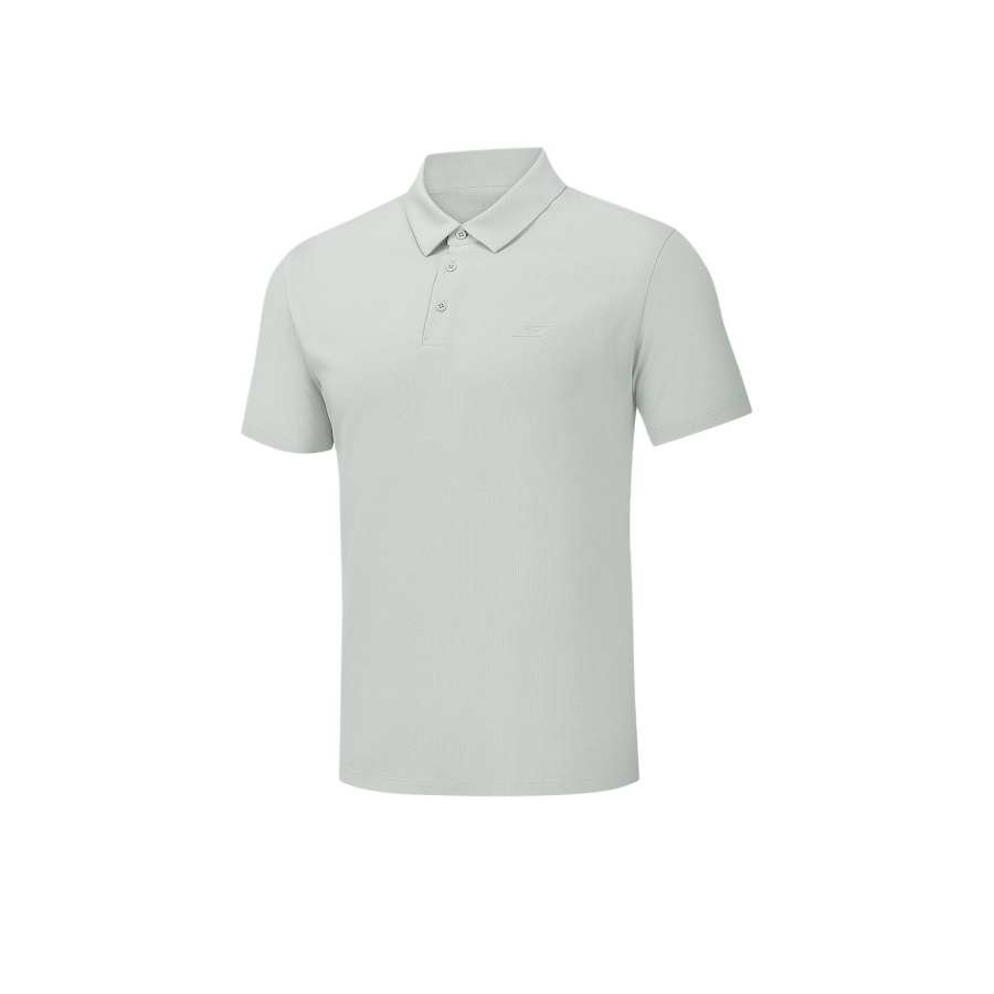 Skechers Polo Shirts Men's Microchip Gray/00KW Lapel Moderate