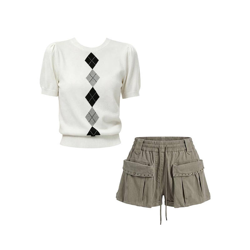 MARIE·COCO Casual Suits Women's Crew Neck Moderate