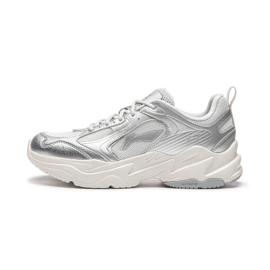 Li-Ning Li Ning Cloud Returns Casual Shoes Women's Low Top Silver