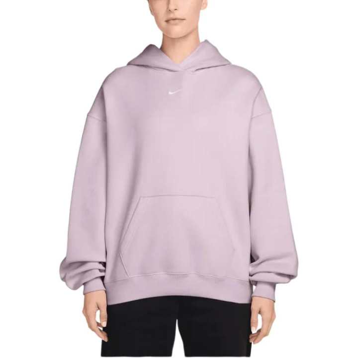 Nike Nike Sweatshirts Women's Light Purple Hooded Non Detachable Moderate