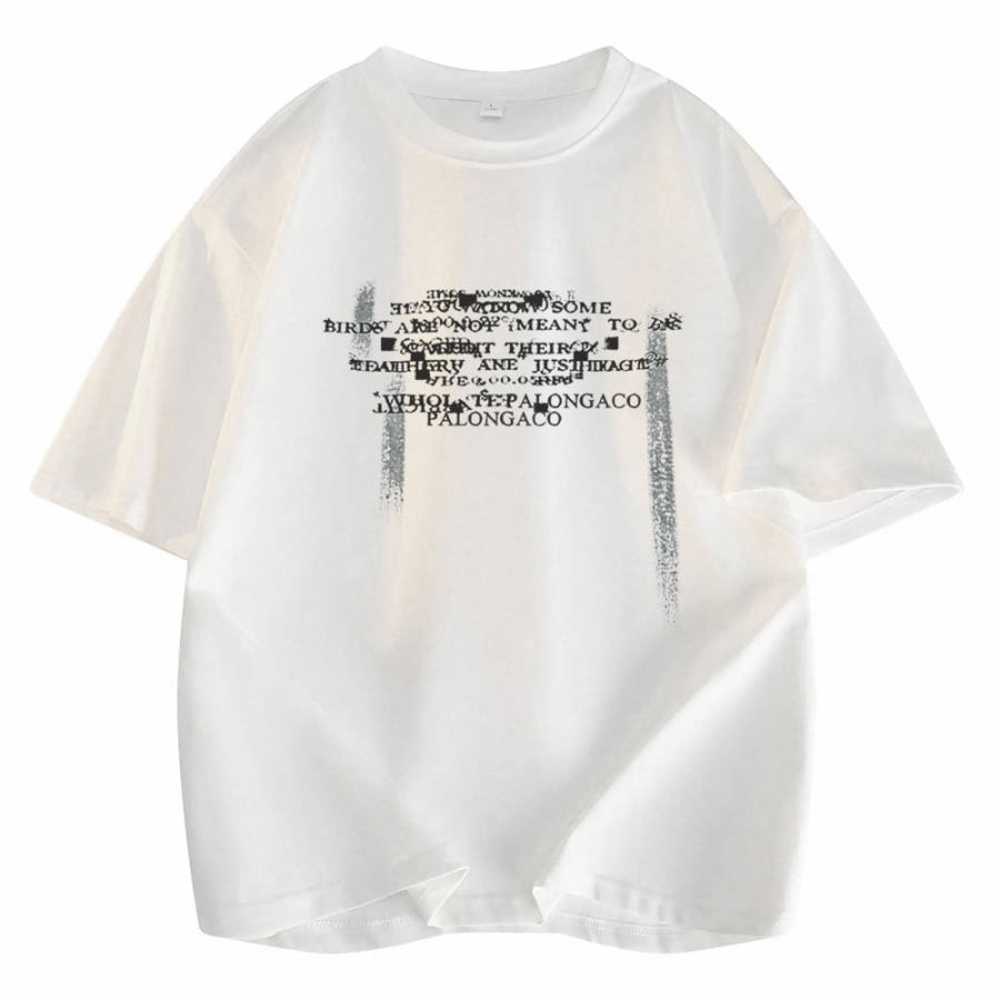 PAL ONGACO T Shirts Unisex Crew Neck Moderate Straight Fit