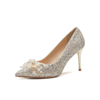 Barbie High Heels Women's Champagne/Silver/Water Silver