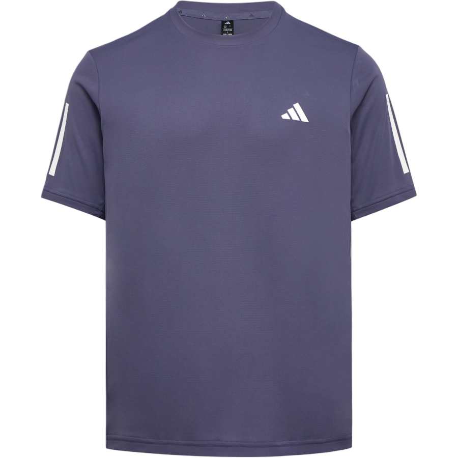 Adidas Adidas ESSENTIALS Fitness Clothing Men's Soft Violet Crew Neck Moderate