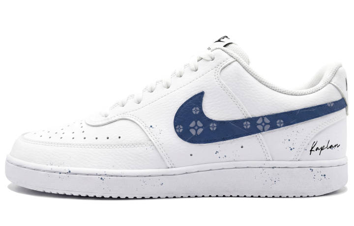 Nike Nike Court Vision 1 Skateboard Shoes Unisex Low Top White/Blue