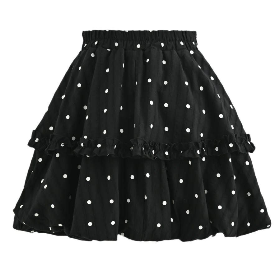 SNBL Casual Short Skirts Women's Moderate Short Skirt Puffy Skirt