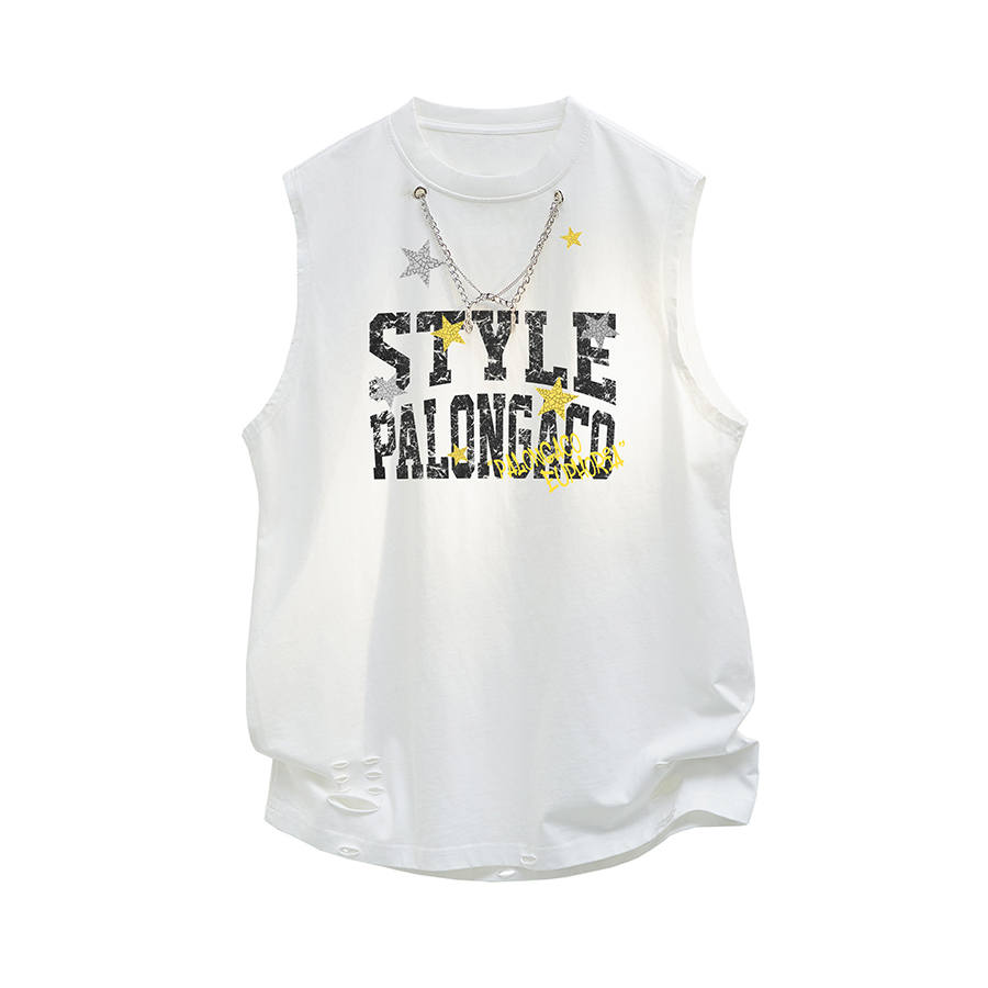 PAL ONGACO Tank Tops Unisex Crew Neck Thin Straight Fit