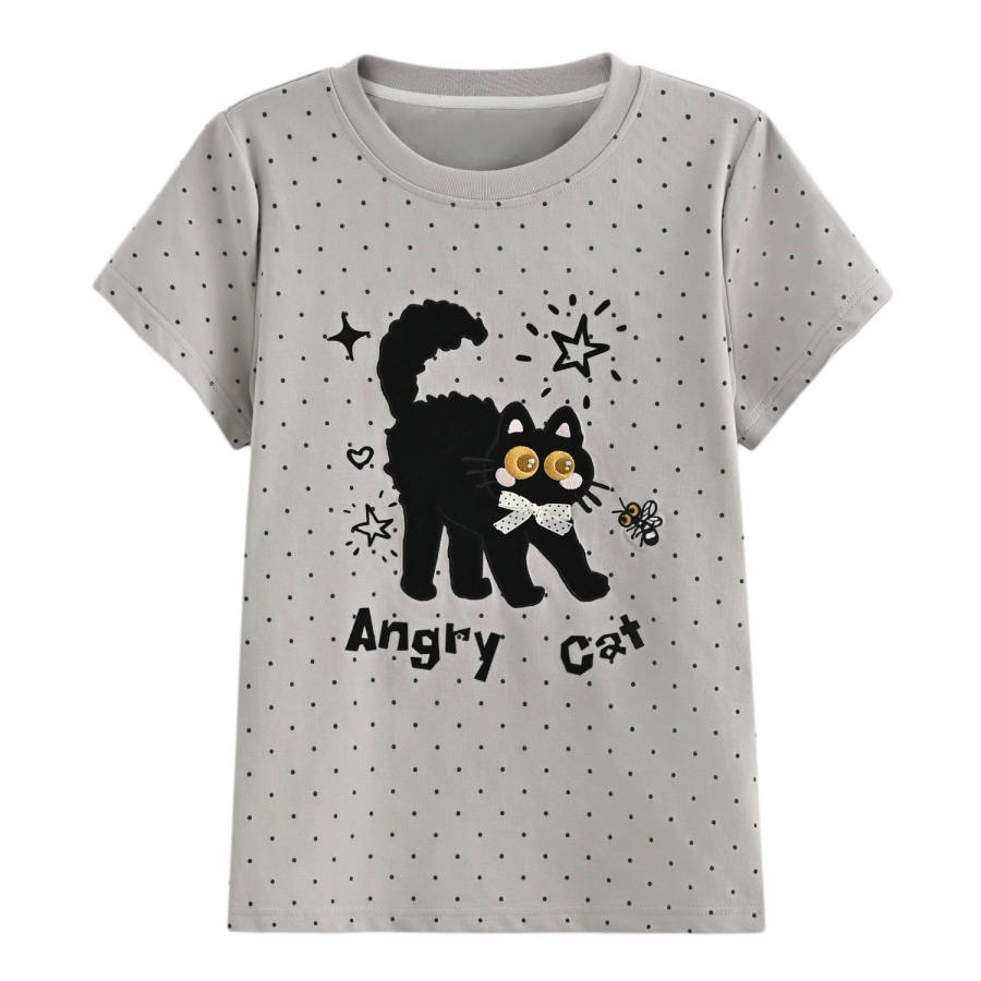 SNBL T Shirts Women's Gray Cooling/Antibacterial Crew Neck Moderate