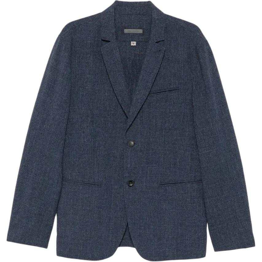John Varvatos Business Suits Men's Blue Lapel Moderate