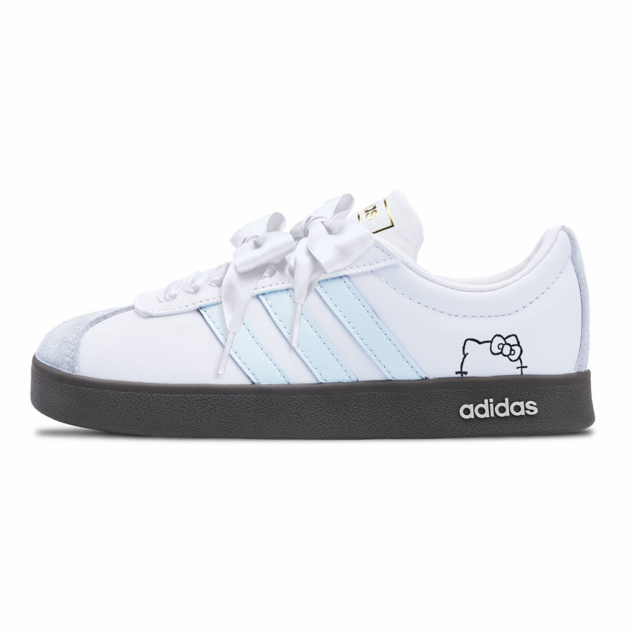 Adidas Adidas VL COURT 2.0 Skateboard Shoes Unisex Low Top White/Blue