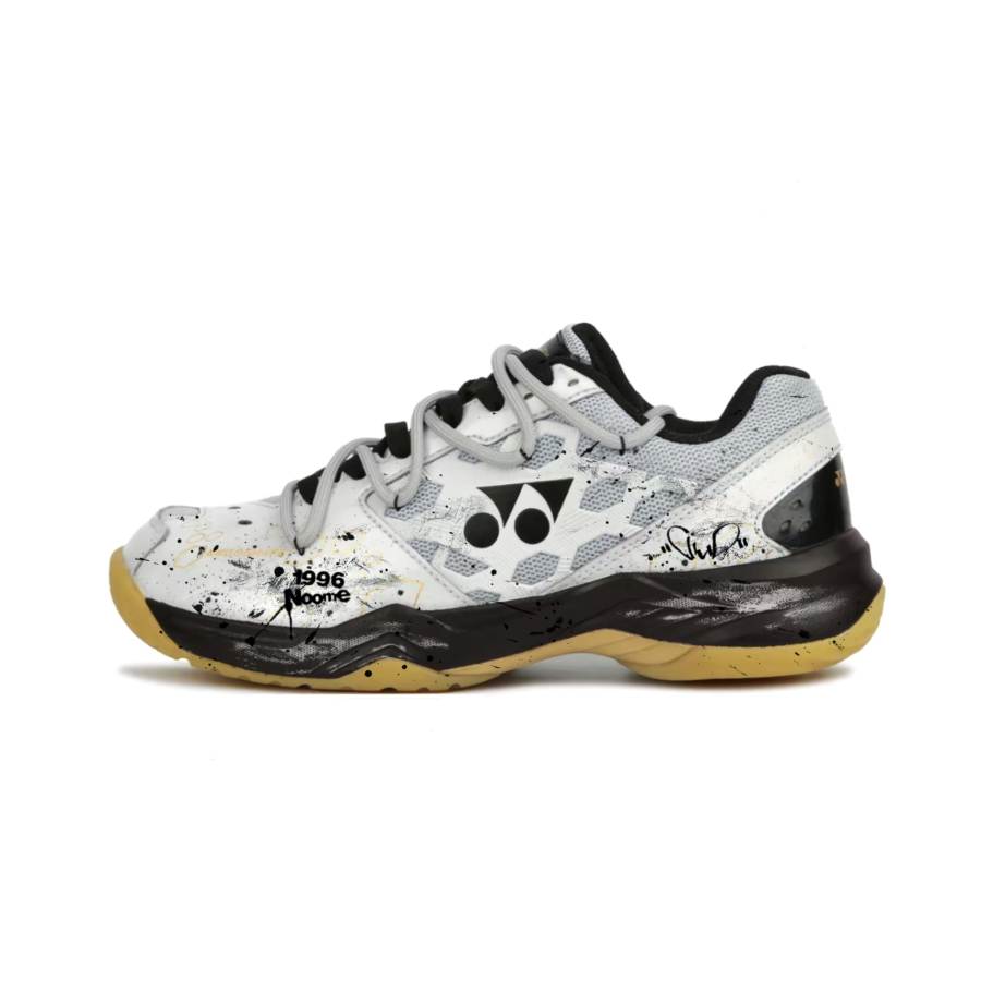 YONEX Power Cushion Badminton Shoes Unisex Low Top White Black