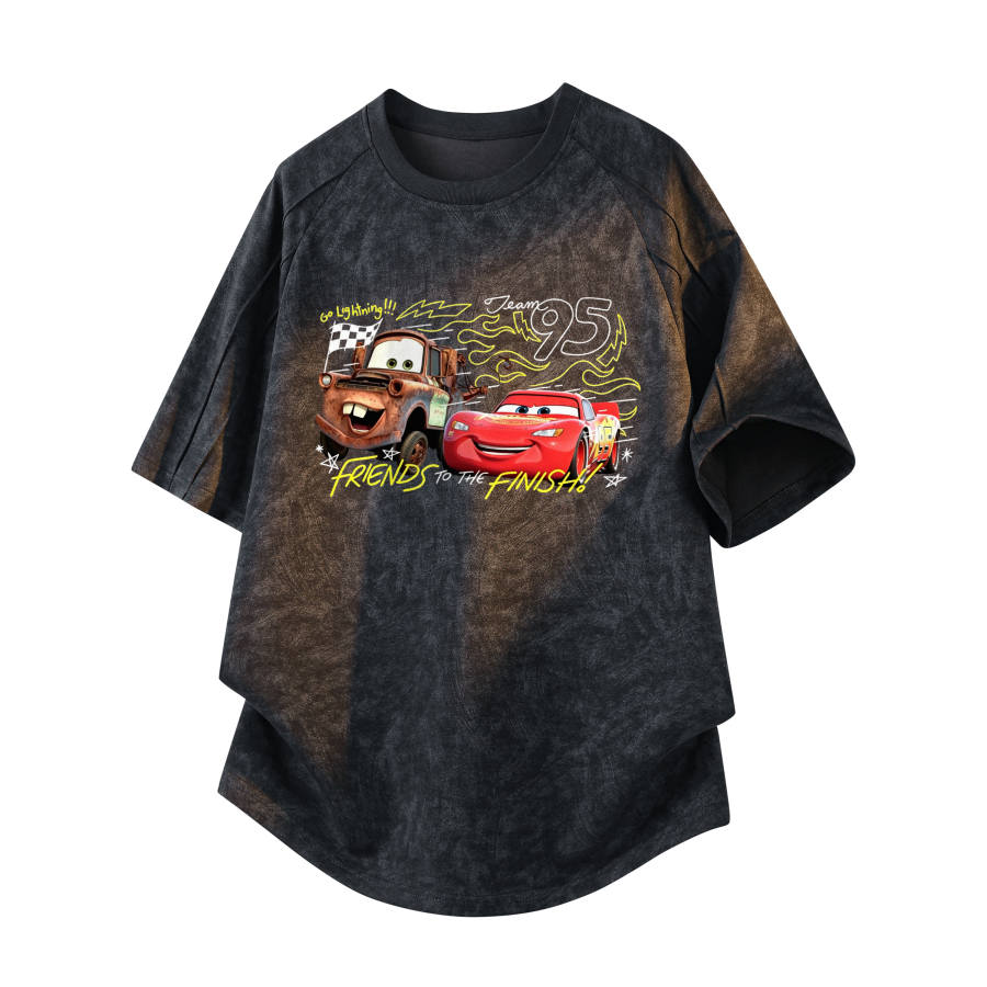 Disney T Shirts Unisex Crew Neck Moderate Straight Fit
