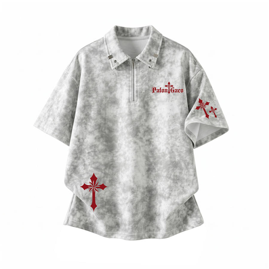 PAL ONGACO Polo Shirts Unisex Polo Collar Moderate Straight Fit