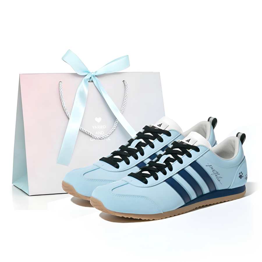 Adidas Adidas VS JOG 2.0 German Army Trainers Unisex Low Top Blue/Black
