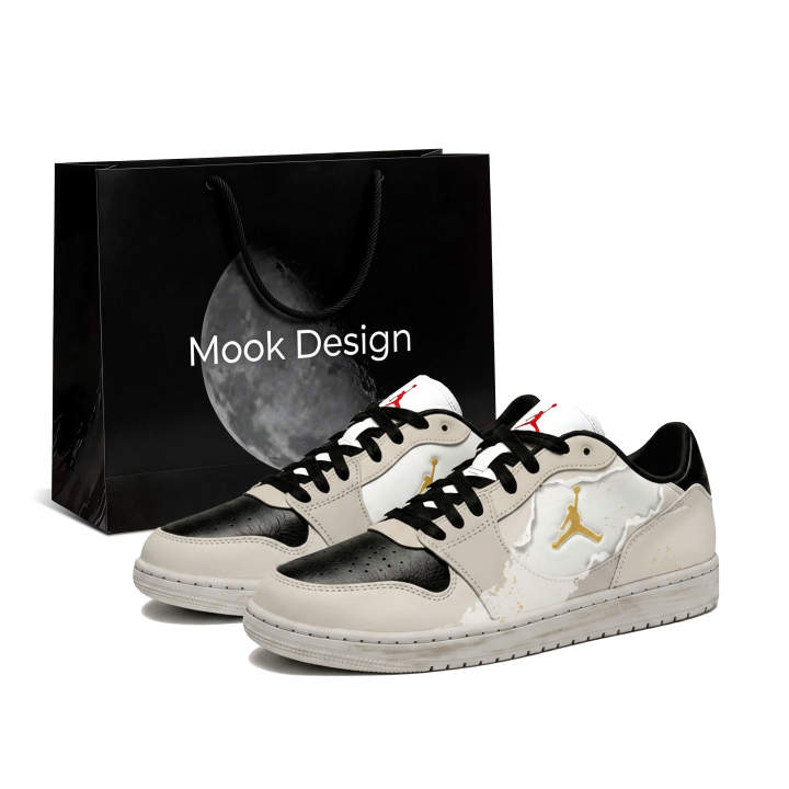 Jordan Jordan COURT CONNECT Boundary Breaking Gold Medal, Shopping Bag Abrasion Resistant Lightweight Slip Resistant Low top