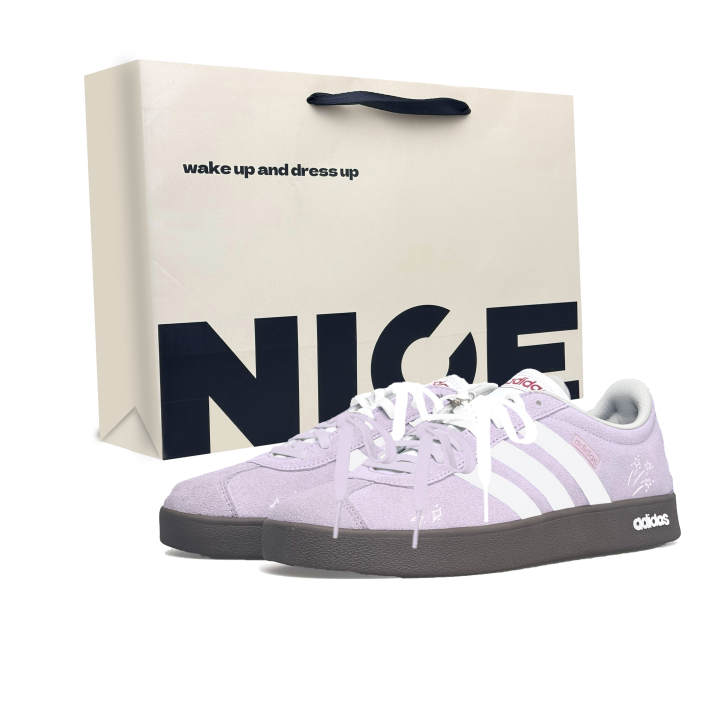 Adidas Adidas Vl Court Classic German Army Trainers Unisex Low Top White