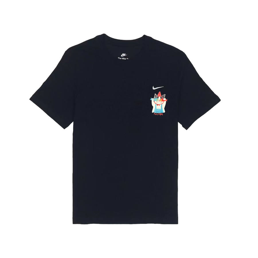 Nike Nike Sportswear T Shirts Unisex Black Crew Neck Moderate