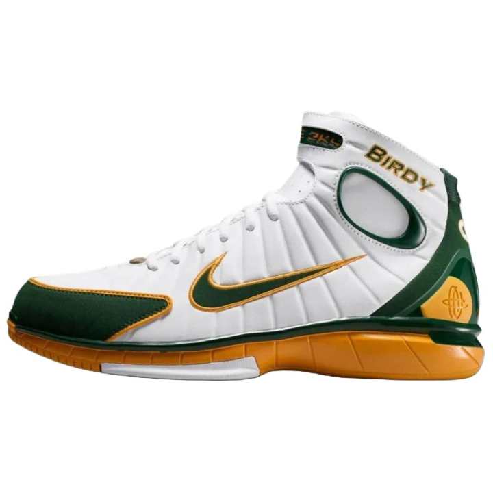 Nike Nike Air Zoom Huarache 2K4 Basketball Shoes Unisex White Green