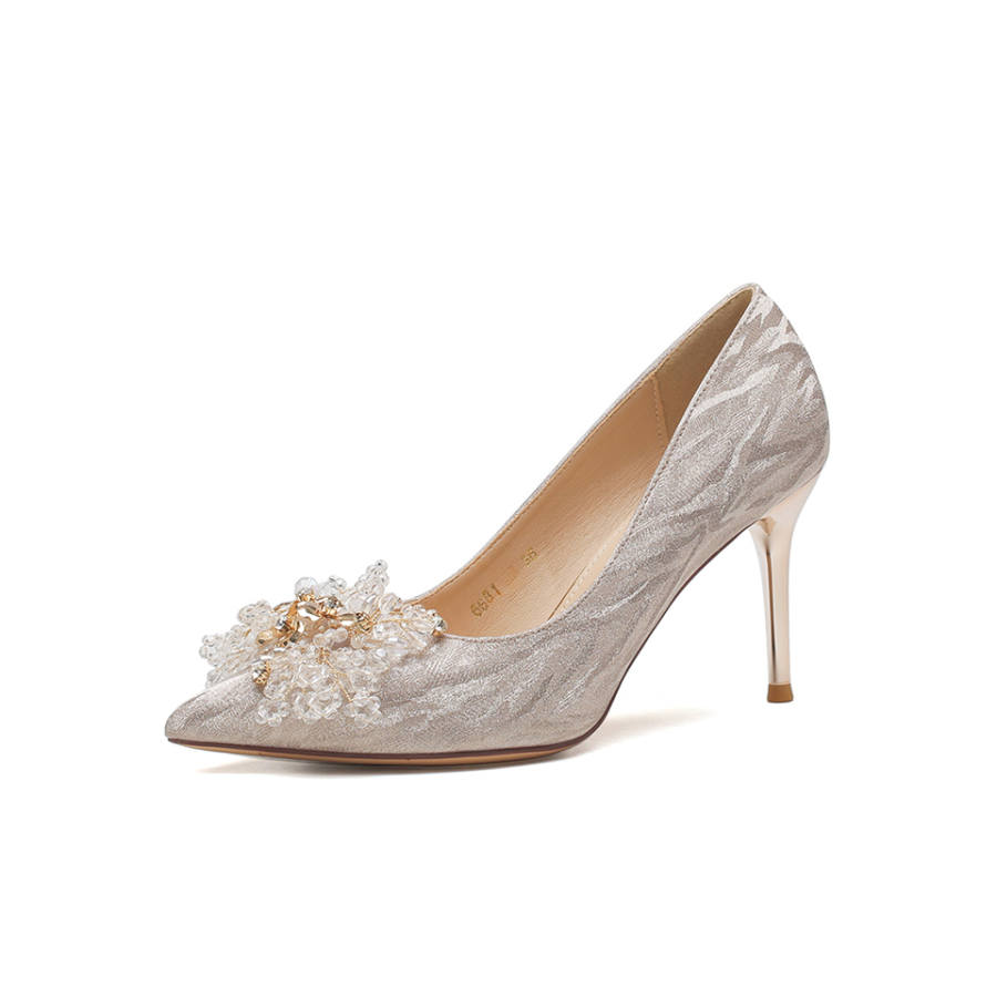 Barbie High Heels Women's Champagne/Silver