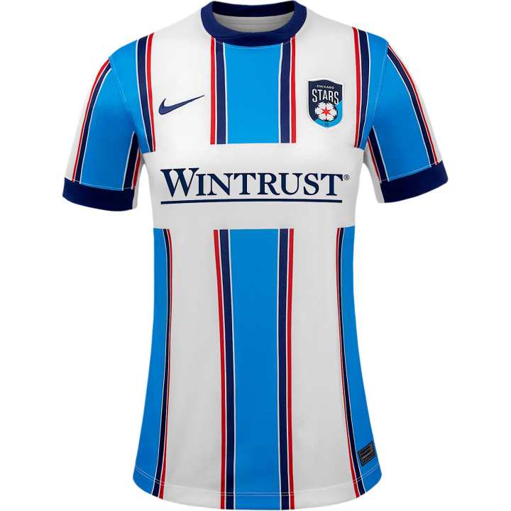 Nike Nike Chicago Red Stars Soccer Jerseys Men's Blue Radiance Crew Neck Moderate