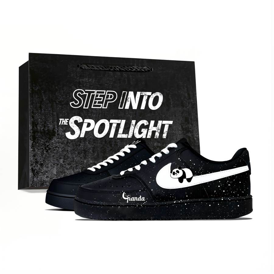 Nike Nike Court Vision Low Skateboard Shoes Unisex Low Top Black/White