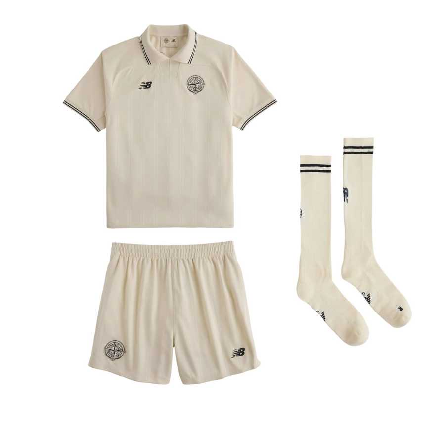New Balance New Balance X STONE ISLAND Soccer Jersey Sets Unisex Away Lapel Moderate