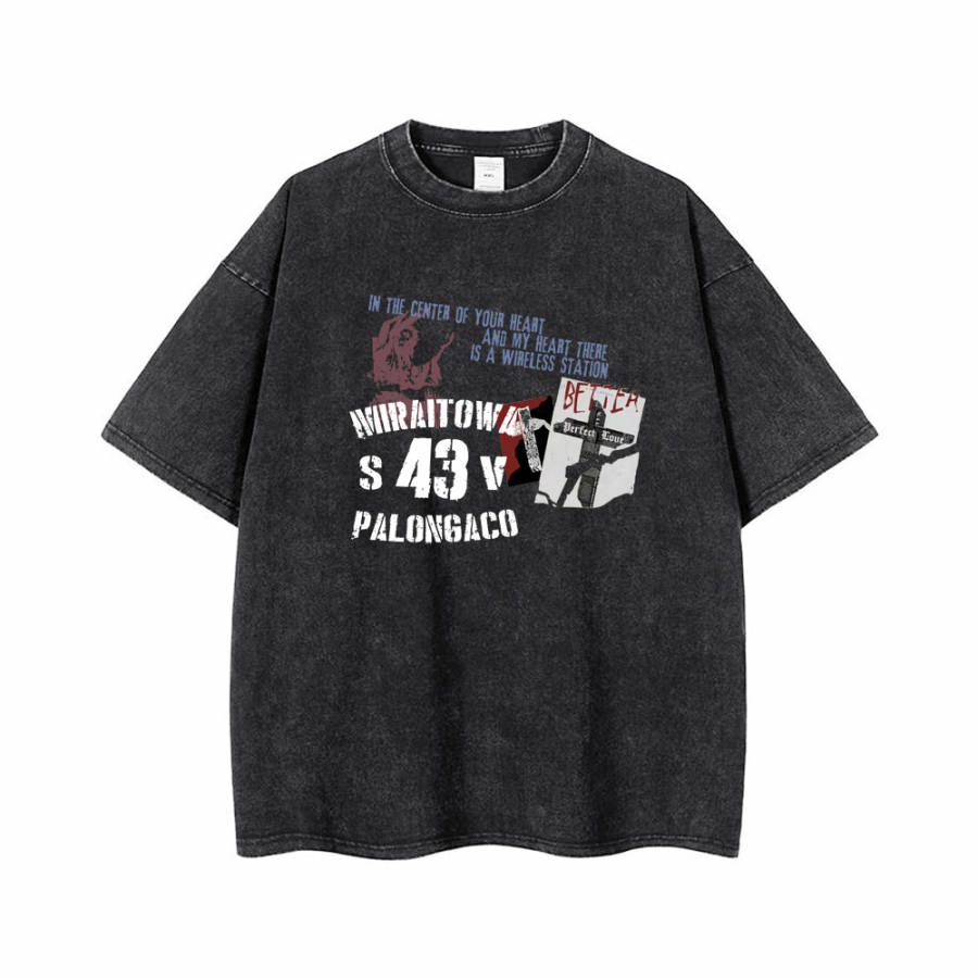 PAL ONGACO T Shirts Unisex Crew Neck Thin Straight Fit