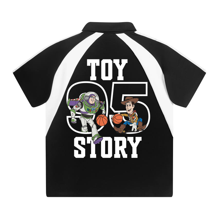 Disney Polo Shirts Unisex Polo Collar Moderate Straight Fit