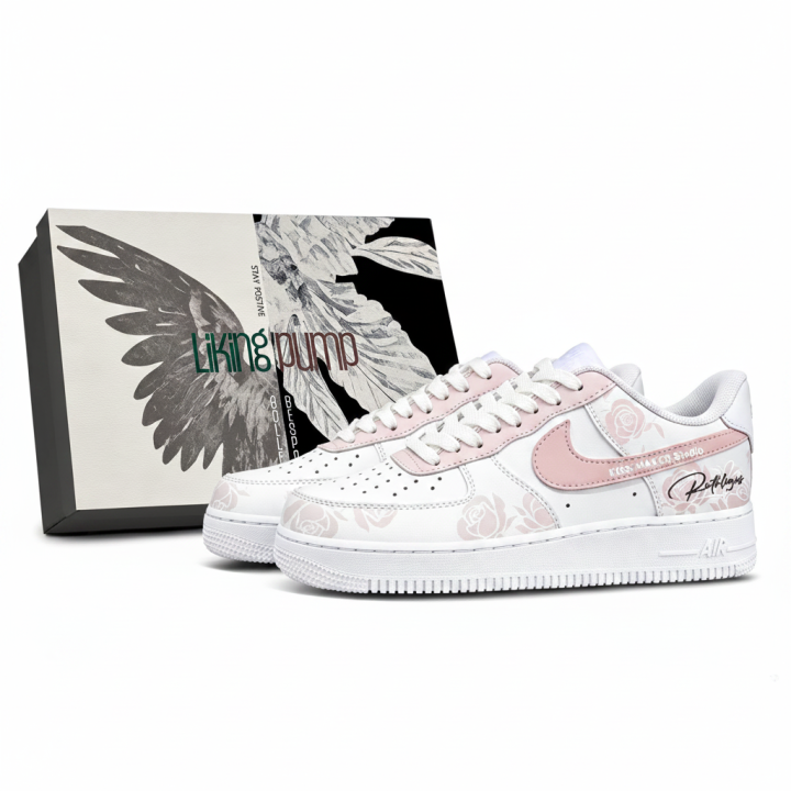 Nike Nike Air Force 1 Skateboard Shoes Women's Low Top Pink