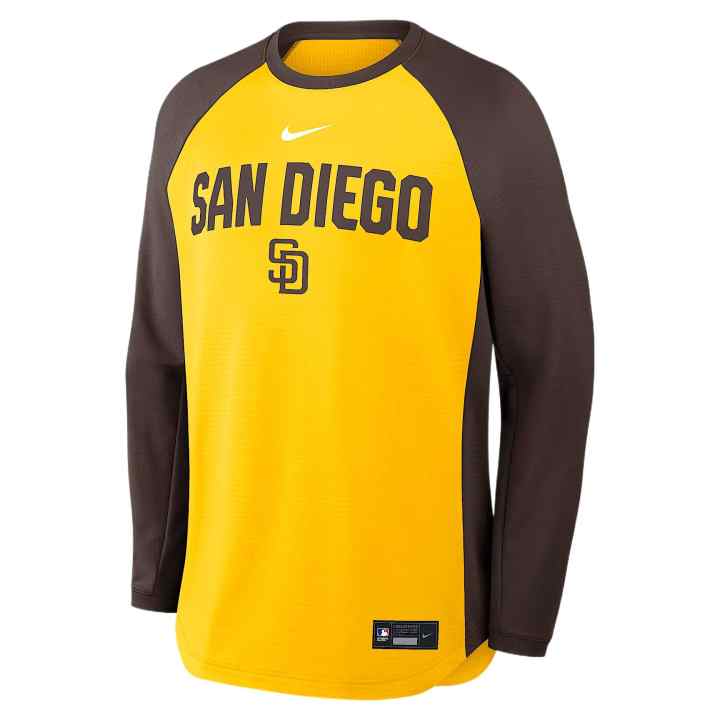 Nike Nike San Diego Padres Sportswear Men's Gold Crew Neck Moderate