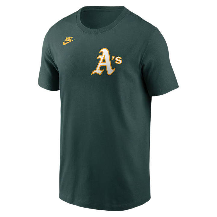 Nike Nike X MLB T Shirts Men's Professional Green Crew Neck Moderate