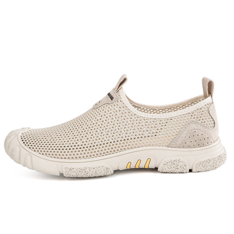 XIMO BULL Mesh Low top Casual Shoes Men's Sand