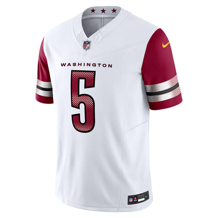 Nike Nike Dri Fit Rugby Jerseys Men's White V Neck Moderate