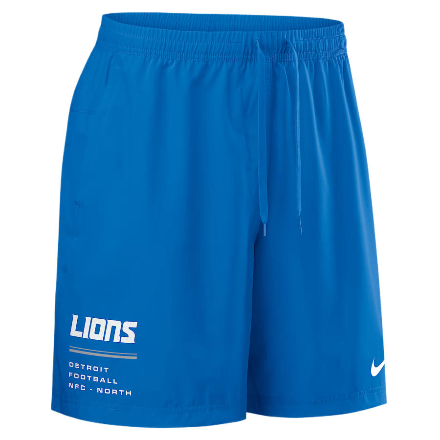 Nike Nike Detroit Lions Casual Shorts Men's Blue Moderate