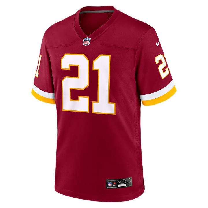 Nike Nike NFL Rugby Jerseys Men's Burgundy Red V Neck Moderate