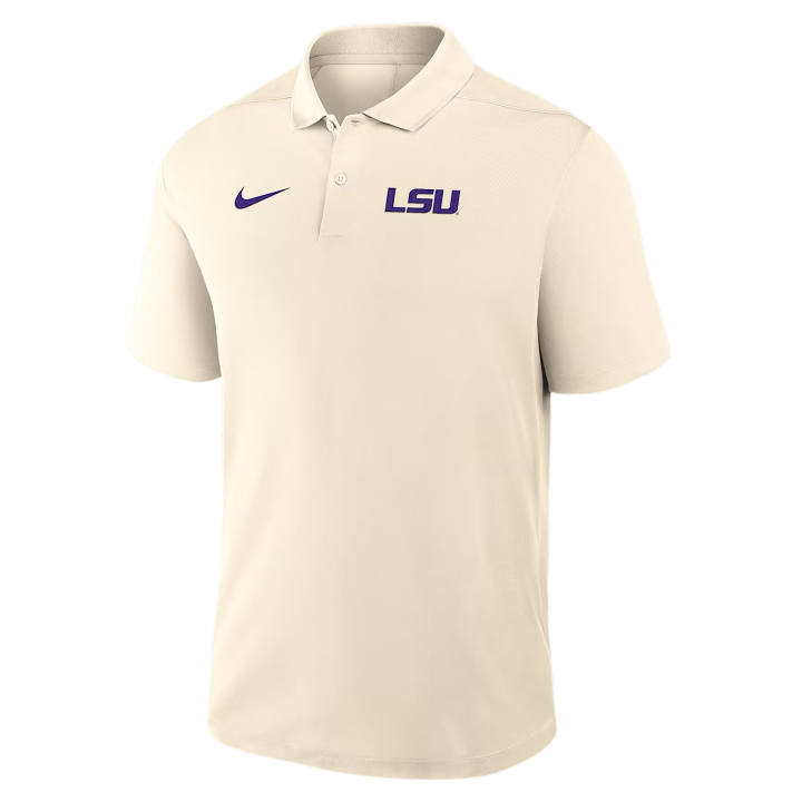 Nike Nike Dri Fit Polo Shirts Men's Tan/Beige Polo Collar Moderate