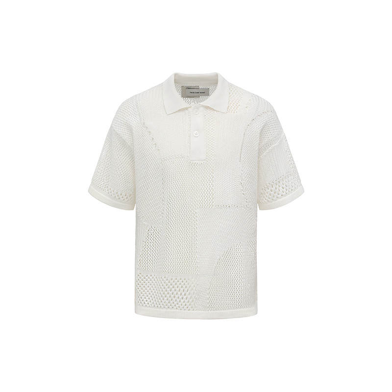 Feng Chen Wang Feng Chen Wang Polo Shirts Unisex White Polo Collar Thin Other