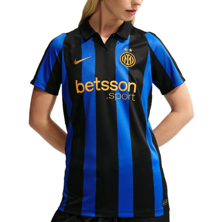 Nike Nike International Beige Blue Soccer Jerseys Women's Lyon Blue/Black/University Gold Moderate