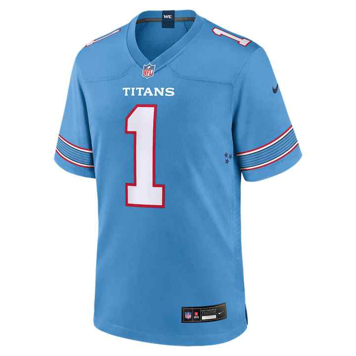 Nike Nike Rugby Jerseys Men's Light Blue V Neck Moderate