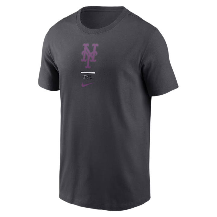 Nike Nike T Shirts Men's Anthracite Crew Neck Moderate