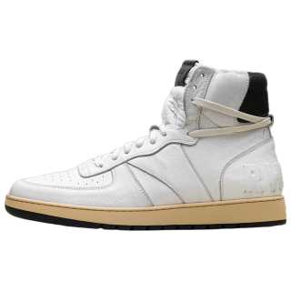 RHUDE Rhecess Skateboard Shoes Men's High Top White