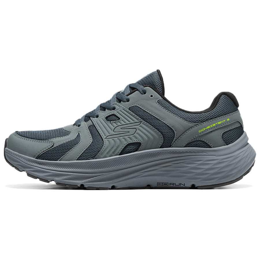 Skechers Go Run Consistent 3.0 Running Shoes Unisex Dark Gray Blue