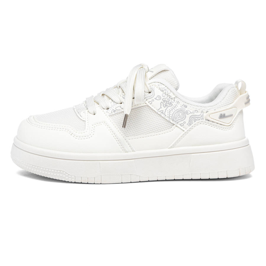 WARRIOR WARRIOR Skateboard Shoes Unisex Low Top Beige Gray