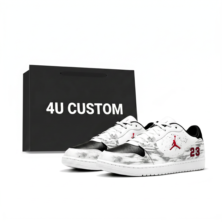 Jordan Jordan COURT CONNECT Skateboard Shoes Men's Low Top White/Black