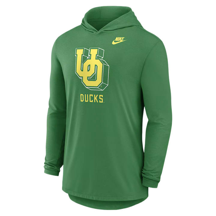 Nike Nike Sweatshirts Men's Apple Green Hooded Non Detachable Moderate