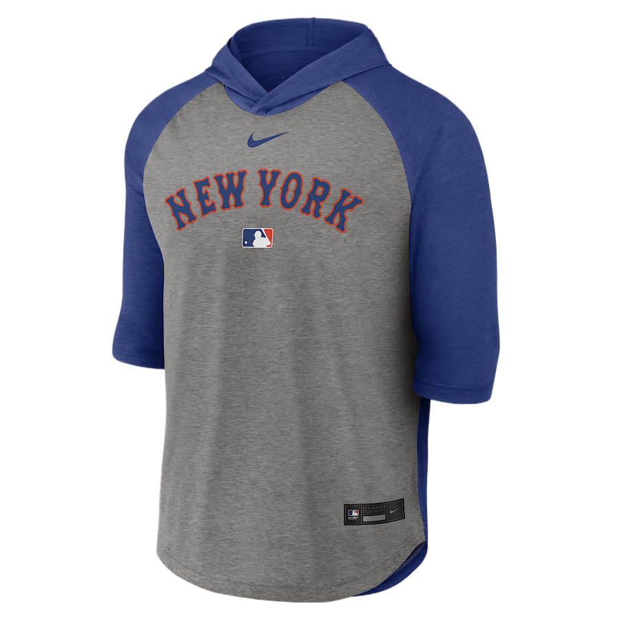 Nike Nike X MLB T Shirts Men's Sprint Blue Hooded Non Detachable Moderate