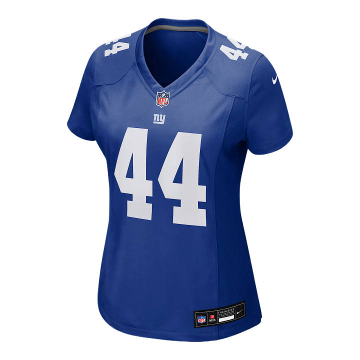 Nike Nike NFL Rugby Jerseys Women's Royal V Neck Moderate