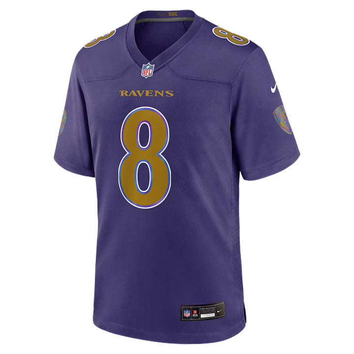 Nike Nike Rugby Jerseys Men's Purple V Neck Moderate