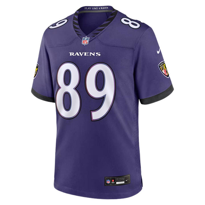 Nike Nike Rugby Jerseys Men's Purple V Neck Moderate