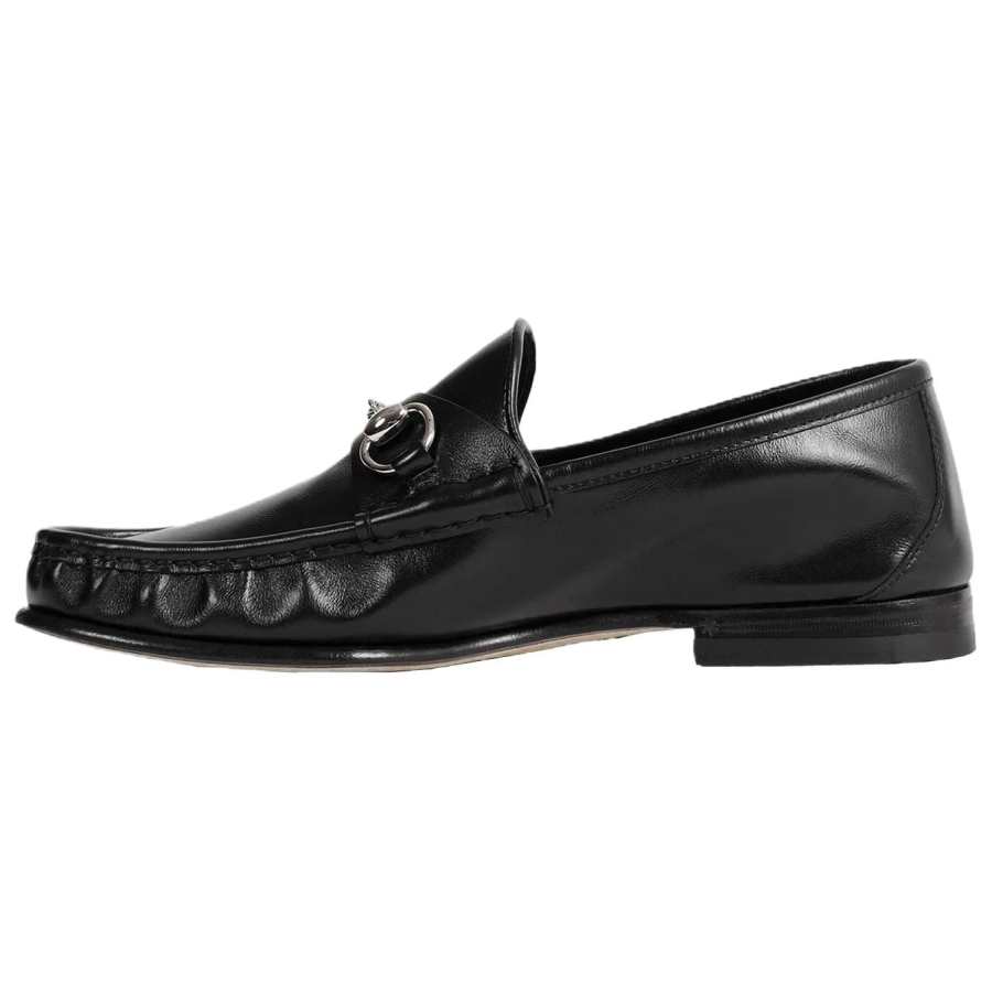 GUCCI Lugano Casual Leather Shoes Men's Black